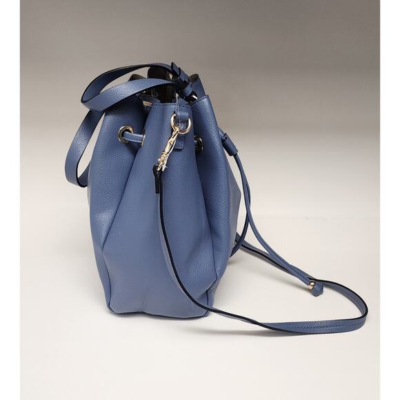 H&M Blue Bucket Shoulder Bag NWT - Picture 6 of 12